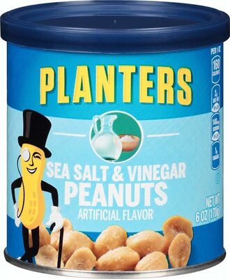 Sea Salt & Vinegar Peanuts, Sea Salt; Vinegar