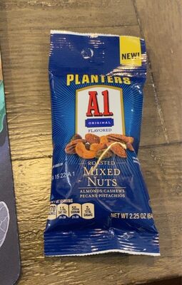 Almonds, Cashews, Pecans, Pistachios Original Flavored Roasted Mixed Nuts, Almonds, Cashews, Pecans, Pistachios