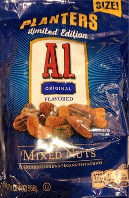 Original Flavored Roasted Mixed Nuts Almonds, Cashews, Pecans, Pistachios , Original Roasted Mixed Nuts