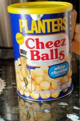 White Cheddar Cheese Flavored Cheez Balls Snacks, White Cheddar