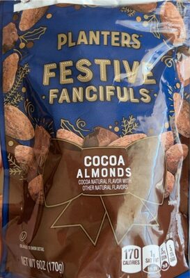 Planters Festive Fancifuls Cocoa Almonds, 6 Oz, Cocoa