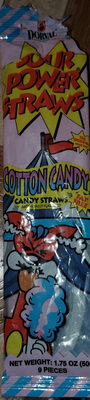 Dorval, Sour Power Straws, Cotton Candy, Cotton Candy