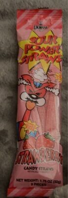 Blue Raspberry, Tutti Frutti, Green Apple, Strawberry Flavored Candy Straws, Blue Raspberry, Tutti Frutti, Green Apple, Strawberry