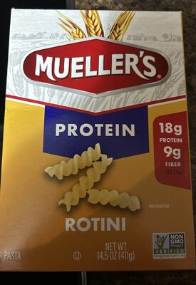 Mueller's 14.5 Oz Protien Rotini Pasta