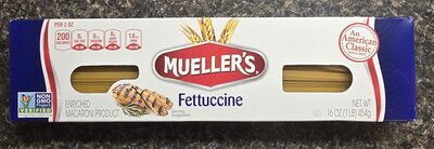 Fettuccine, Enriched Macaroni Product
