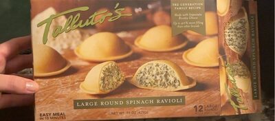 Large Round Spinach Ravioli