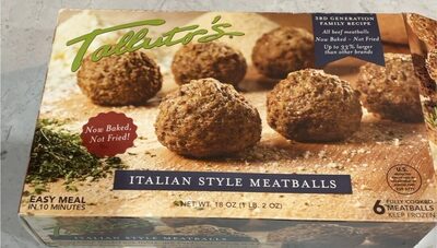 Italian Style Meatballs