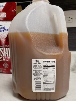 Minard Farms 100% Apple Cider, 128 Fl Oz