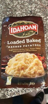 Loaded Baked Mashed Potatoes With Sour Cream, Cheeses, Onion & Chives With The Taste Of Butter & Bacon, Loaded Baked