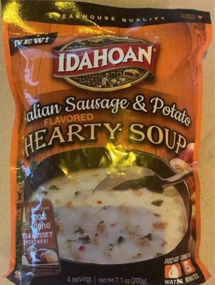Italian Sausage & Potato Flavored Hearty Soup, Italian Sausage & Potato