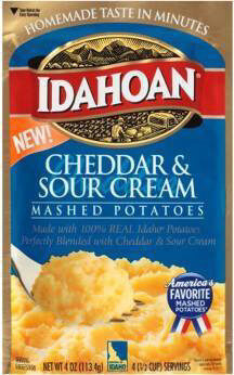 Cheddar & Sour Cream Mashed Potatoes, Cheddar & Sour Cream