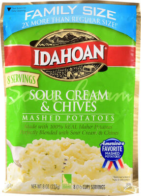 Sour Cream & Chives Mashed Potatoes, Sour Cream & Chives