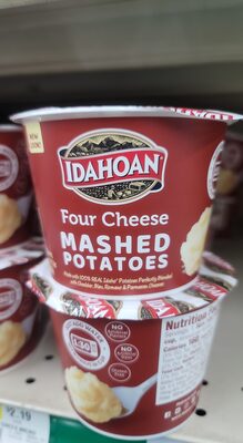 Idahoan, Mashed Potatoes, Four Cheese, Four Cheese