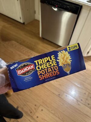 Triple Cheese Seasoned Potato Shreds, Cheese