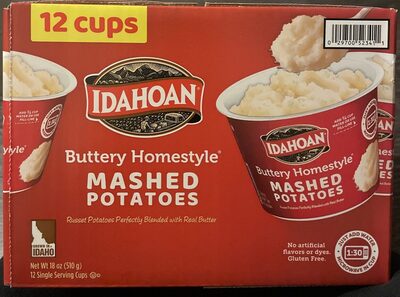 Idahoan, Buttery Homestyle Mashed Potatoes
