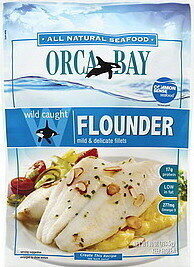Orca Bay, Common Sense Seafood, Flounder Mild & Delicate Fillets