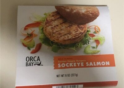 Wild Alaska Sockeye Salmon Garden Veggie Burgers
