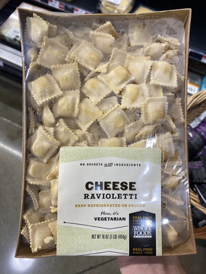 Whole Foods Market, Cheese Ravioletti