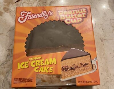 Peanut Butter Cup Premium Ice Cream Cake, Peanut Butter Cup