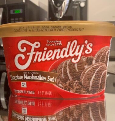 Chocolate Marshmallow Swirl Premium Ice Cream, Chocolate Marshmallow Swirl