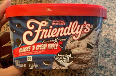 Cookies 'N Cream Ripple Frozen Dairy Dessert, Cookies 'N Cream
