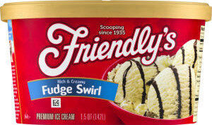 Fudge Swirl Premium Ice Cream, Fudge