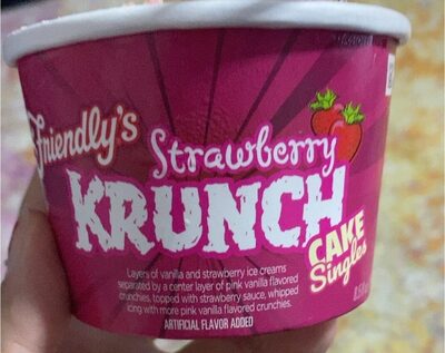 Strawberry Krunch Cake Singles, Strawberry
