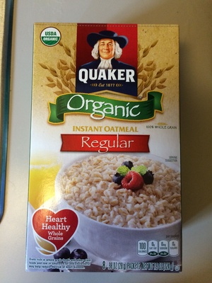 Quaker Select Starts Organic Instant Oatmeal Original (8 - .98 Ounce) 7.9 Ounce 8 pack Paper Packet