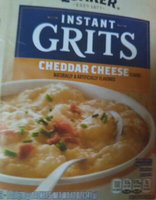Cheddar Cheese Flavored Instant Grits, Cheddar Cheese