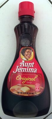 Aunt Jemima Original Syrup 12 Fluid Ounce Plastic Bottle