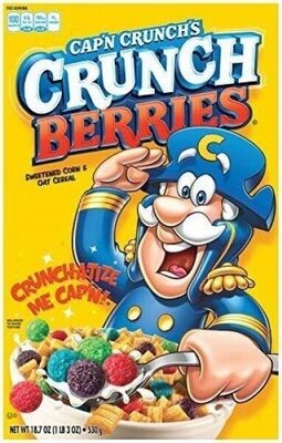 Crunch Berries Flavored Sweetened Corn & Oat Cereal, Crunch Berries