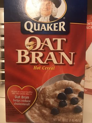Oat Bran Hot Cereal, Oat Bran