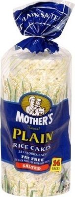 Salted Plain Whole Grain Brown Rice Cakes, Salted