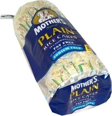 Sodium Free Plain Whole Grain Brown Rice Cakes, Sodium Free Plain