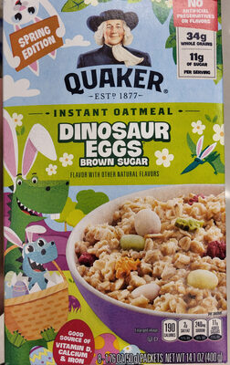 Brown Sugar Flavored Instant Oatmeal, Brown Sugar