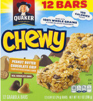 Peanut Butter Chocolate Chip Granola Bars, Peanut Butter Chocolate Chip