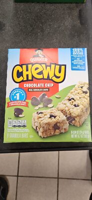 Chocolate Chip Granola Bars, Chocolate Chip