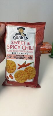 Sweet & Spicy Chili Flavored Rice Crisps, Sweet & Spicy Chili