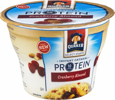Protein, Cranberry Almond Instant Oatmeal, Cranberry Almond