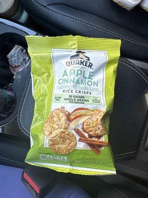 Apple Cinnamon Rice Crisps, Apple Cinnamon