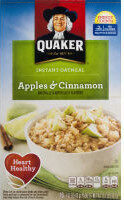 Quaker Apple & Cinnamon Instant Oatmeal (10-1.51 oz)15.1 Ounce 10 Pack