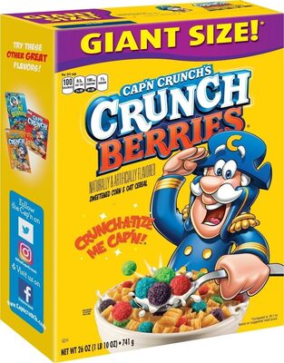 Crunch Berries Sweetened Corn & Oat Cereal, Crunch Berries