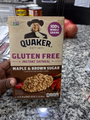 Maple & Brown Sugar Gluten Free Instant Oatmeal, Maple & Brown Sugar