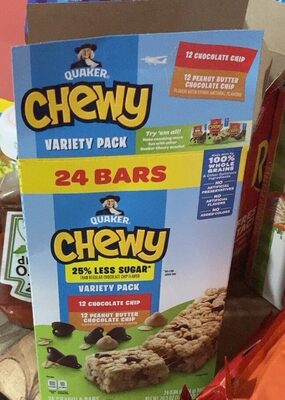 Quaker Chewy Granola Bars Variety Pack, 0.84 Oz, 24 Count