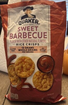 Sweet Barbecue Flavor Rice Crisps, Sweet Barbecue
