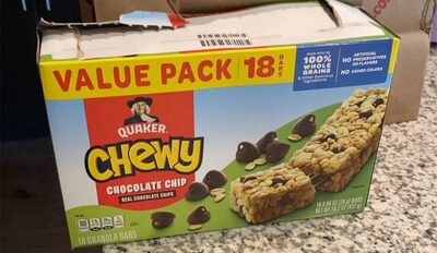 Chocolate Chip Granola Bars, Chocolate Chip