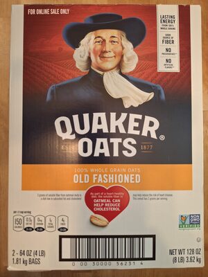 Old Fashioned 100% Whole Grain Oats, Old Fashioned