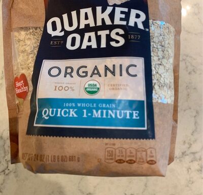 Quick 1-Minute Organic 100% Whole Grain Oats