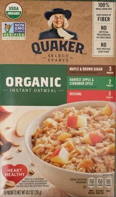 Organic Variety Instant  Oatmeal