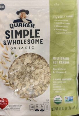 Organic Multigrain Hot Cereal With Buckwheat & Flaxseed, Buckwheat & Flaxseed